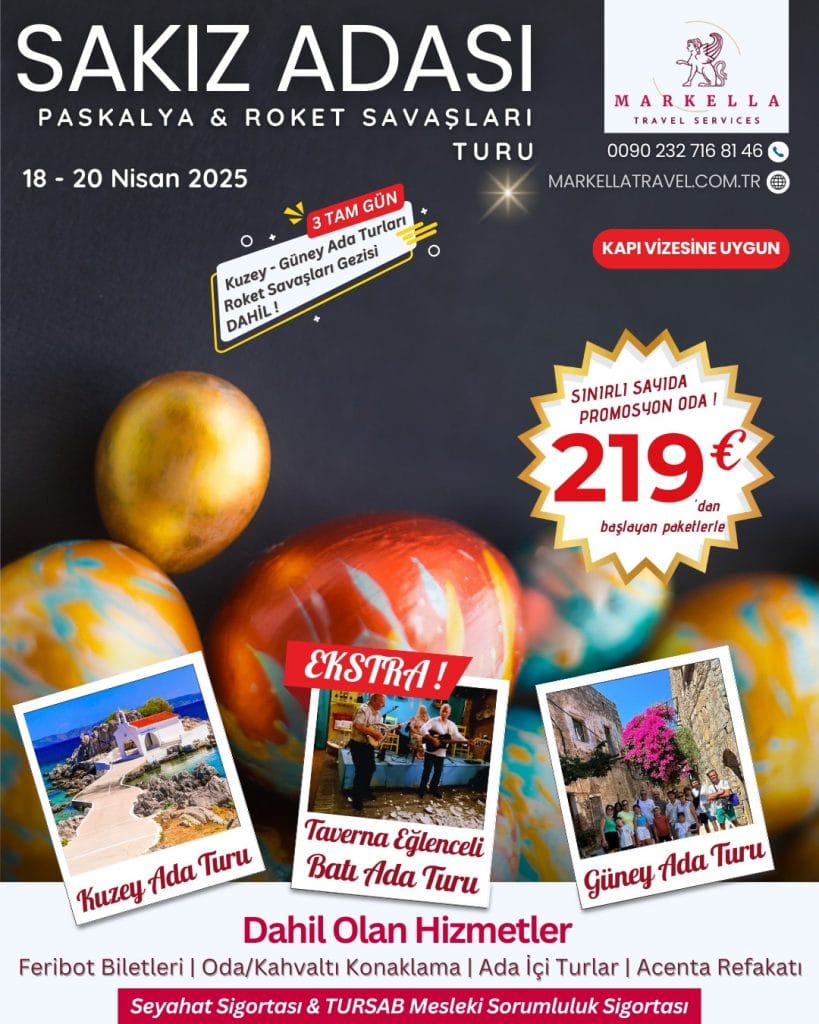 sakız adası paskalya turu reklamı
