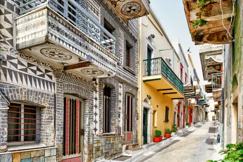sakız adası pirgi evleri